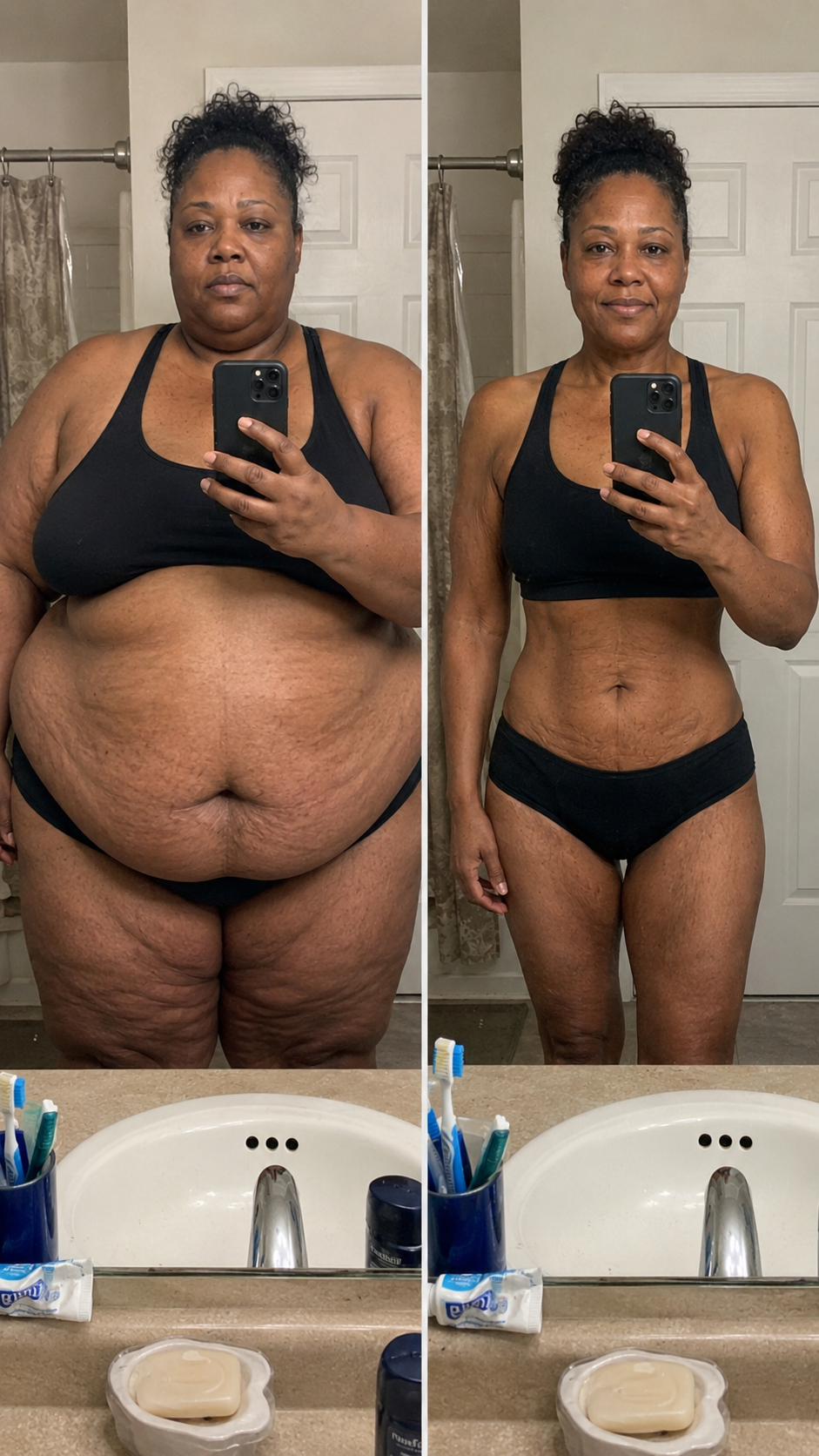 Diane before and after