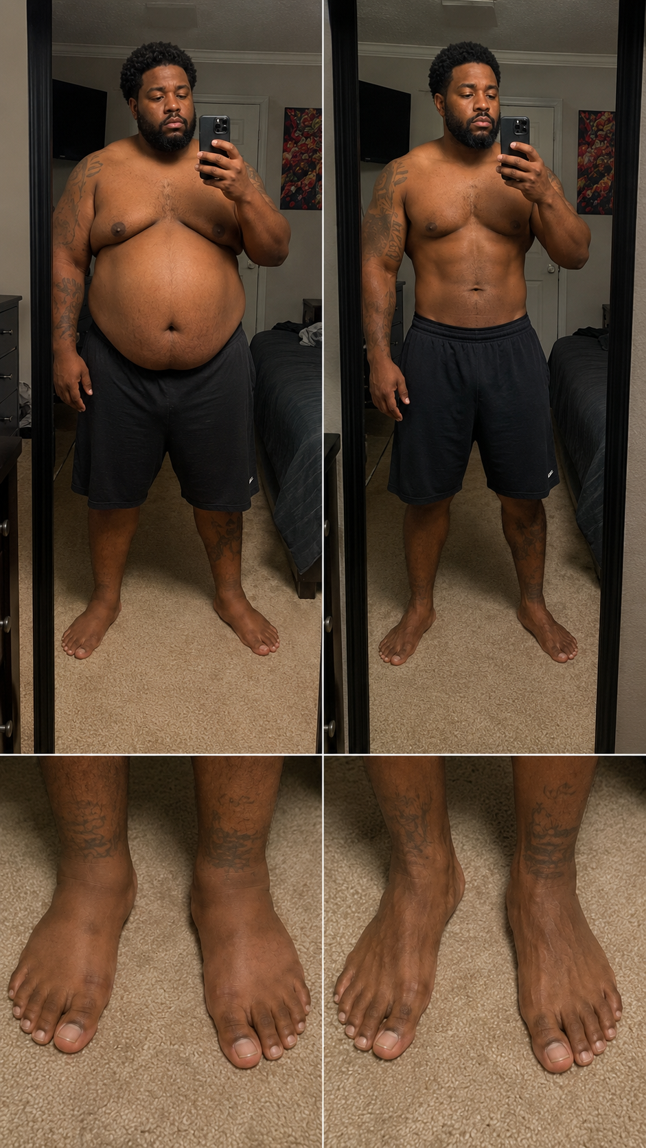 Raymond before and after